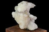 Unique Quartz Crystal Cluster With Wood Base - Uruguay #118167-3